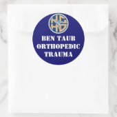 ben taub ortho ronde sticker (Tas)