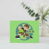 Ben Tennyson Omnitrix Graphic Uitnodiging Briefkaart (Staand voorkant)