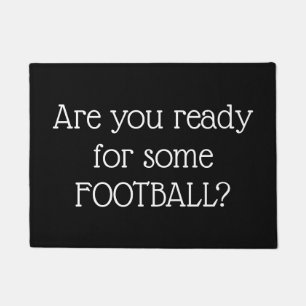 Ben u klaar voor wat Football? Deurmat