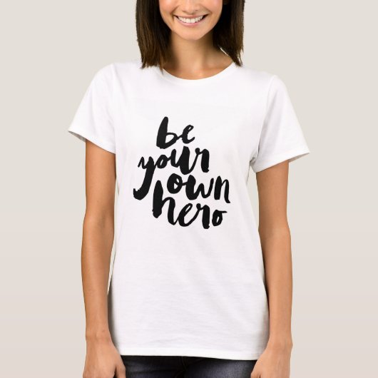 BEN UW EIGEN HERO | T-SHIRT (Voorkant)