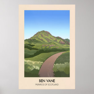 Ben Vane Munros of Schotland Poster