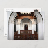 Ben Youssef Medersa Briefkaart (Voorkant / Achterkant)