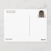 Ben Youssef Medersa Briefkaart (Achterkant)