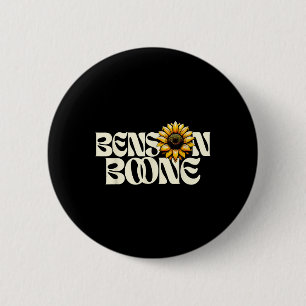 Ben Zoon Boone Shirt Fan Muziek Retro Esthetiek Zo Ronde Button 5,7 Cm