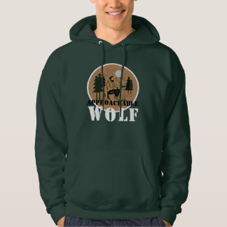 Benaderbare Wolf (Groen) Hoodie