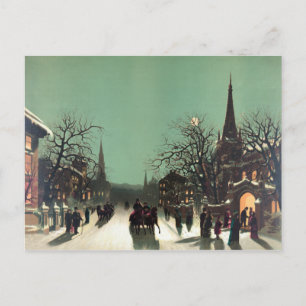 Benadering van het Nieuwjaar Feestdagenkaart