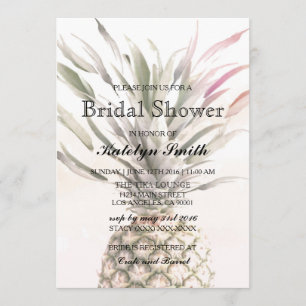 Benadigdheidthema Bridal Shower-uitnodiging Kaart