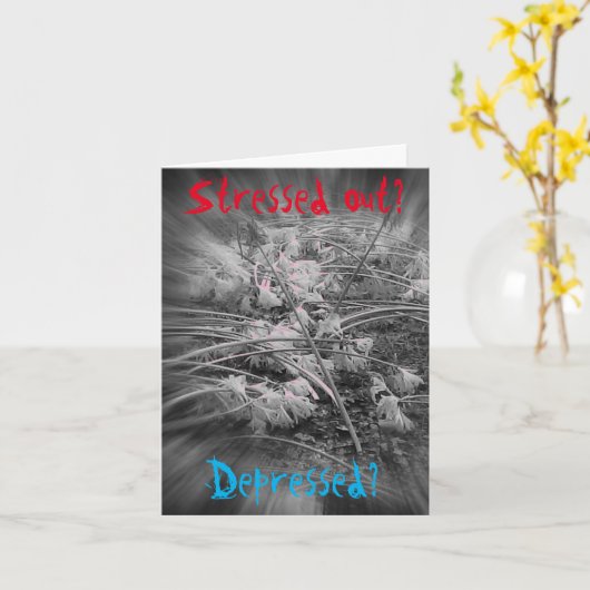 Benadrukt? Kaart (Gele Bloem)