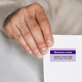 Benadrukte Bedrijfsnaam op het Etiket van het Paar