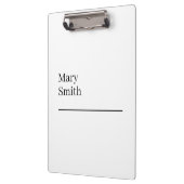 Benadrukte minimalistische moderne klembord (Links)