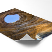 Benagil cave in Algarve Poster (Hoek)