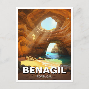 Benagil Caves Algarve Portugal Carte postale