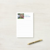 Benaming en foto's aanpassen, regels post-it® notes (Op bureau)