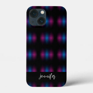benaming Ggloeiend stalen patroon iPhone 13 Mini Hoesje