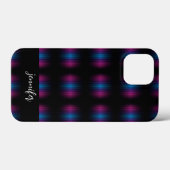  benaming Ggloeiend stalen patroon Case-Mate iPhone Case (Achterkant (horizontaal))