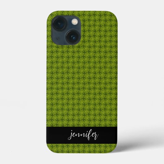  benaming Grass met waterdruppelpatroon Case-Mate iPhone Case (Achterkant)