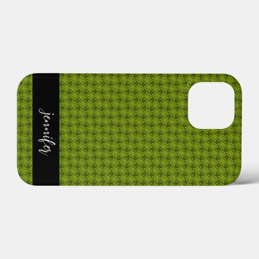  benaming Grass met waterdruppelpatroon Case-Mate iPhone Case (Achterkant (horizontaal))