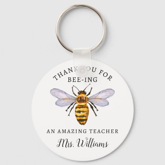 Benaming honingbijenleraar — Sleutelhanger (Voorkant)