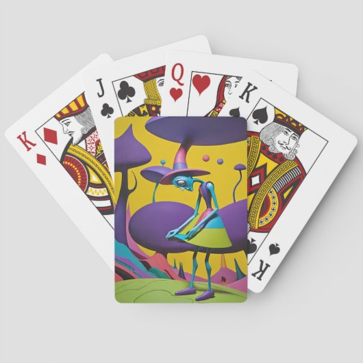 Benarde Plaats Pokerkaarten (Achterkant)