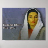 benazir bhutto poster (Voorkant)