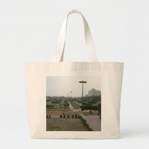 Benazir Park Schilderachtig landschapsprint Grote Tote Bag