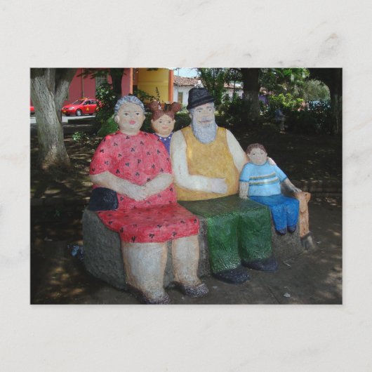 Bench Art Briefkaart (Voorkant)