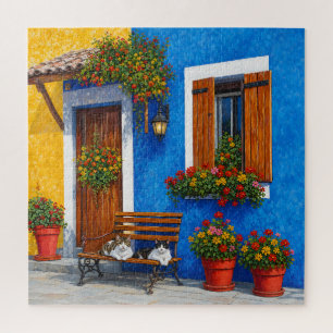 Bench Buddies – Puzzle de chats inspiré de Venise