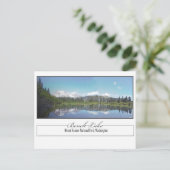 Bench Lake Briefkaart (Staand voorkant)