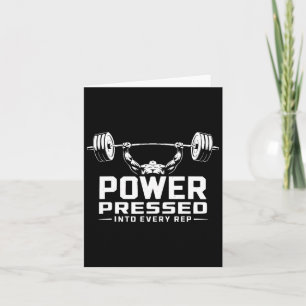 Bench Press oefening Bodybuilding Fitness Workout Kaart