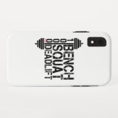 Bench Squat Deadlift fitness van 1000 lbs Case-Mate iPhone Case (Achterkant (horizontaal))