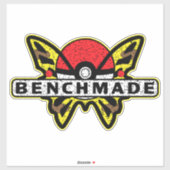 Benchmade nives Yellow Anime Butterfly Sticker (Vel)