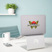 Benchmade nives Yellow Anime Butterfly Sticker (Laptop op bureau)