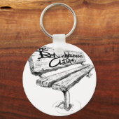 benchwarmers_logo_sharpened mid sleutelhanger (Voorkant)