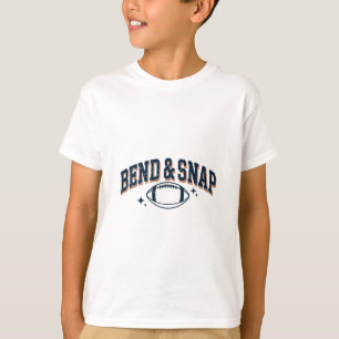 Bend En Snap Touchdown Voetbal Speldag Dankzegging T-shirt