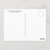 Bend in het Weg Bos Paul Cezanne Briefkaart (Achterkant)