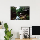 Bend in the Baker River, Rumney, NH Poster (Bureau à domicile)