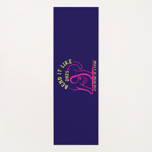 "Bend It Like 2025" Yoga Cat Yogamat