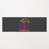 "Bend It Like 2025" Yoga Cat Yogamat (Voorkant (horizontaal))