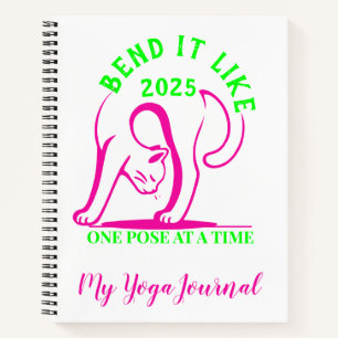 Bend It Like 2025: Yoga Kattenplezier Notitieboek