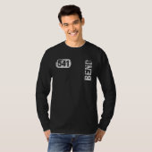 Bend Oregon 541 Gebied Code Retro T-shirt (Voorkant volledig)
