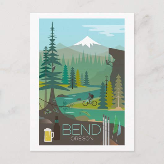 Bend, Oregon Briefkaart (Voorkant)
