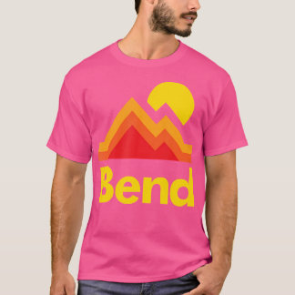 Bend Oregon Hiking Retro Mountain T-shirt