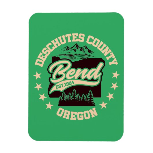 Bend, Oregon Magneet (Verticaal)