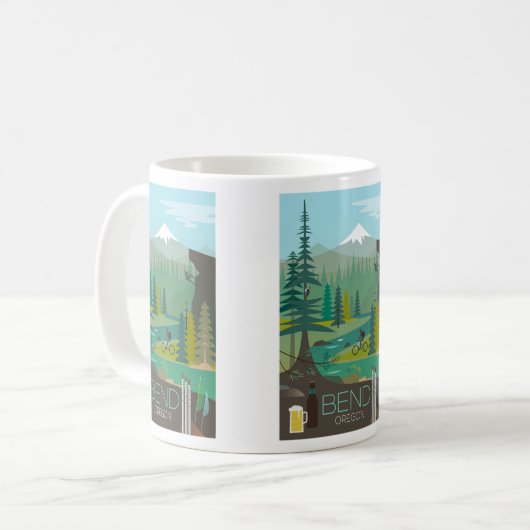 Bend, Oregon Mug (Devant gauche)