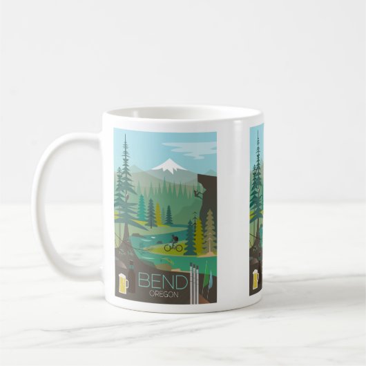 Bend, Oregon Mug (Gauche)