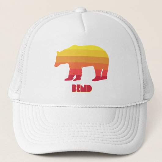 Bend Oregon Rainbow Beer Trucker Pet (Voorkant)