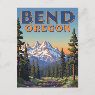 Bend Oregon Reisansichtkaart Briefkaart