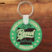 Bend, Oregon Sleutelhanger (Achterkant)