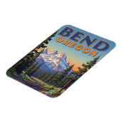Bend Oregon Travel Briefkaart Magneet (Linkerzijde)