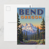 Bend Oregon Travel Postcard Briefkaart (Voorkant / Achterkant)